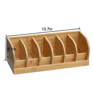 Compartimentos decorativos, organizador de almacenamiento de cinturón de bambú, soporte para armario, caja de niveles de cinturón de bambú, contenedor para cajón - Product Image 5