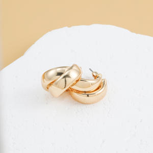 ต่างหูแบบติดหู สแตนเลสสตีลชุบเคลือบหินธรรมชาติ 9-in-1 รุ่น FX919 สไตล์ยุโรป-อเมริกัน - Product Image 4