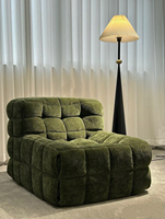 Canapé-lit individuel en tissu pour le commerce extérieur, idéal pour le salon, le balcon, la chambre à coucher, les loisirs