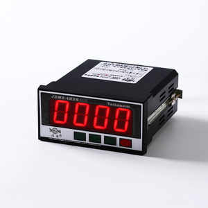Tachymètre numérique à LED à 4 chiffres industriel avec boîtier en plastique pour la mesure de la vitesse des moteurs sur ligne de production JDMS-4HDZ - Product Image 1