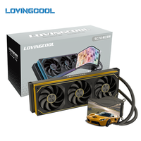 Ventilateur de refroidissement silencieux LOVINGCOOL SC70 pour jeux, avec écran magnétique incurvé intégré de 6,67 pouces pour boîtier PC ATX, articles en stock, prise en charge des commandes d'essai