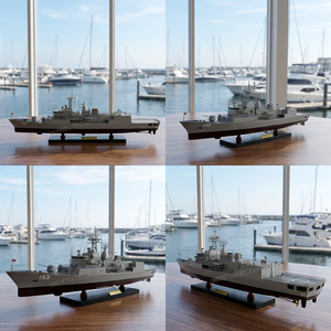 GIANHIEN CO. LTD Vietnam HMAS STUART FFH 153 Maquette en bois de navire de guerre - Bateau artisanal - Accessoires de jouets gonflables - Numéro de modèle BT0046P - Product Image 3