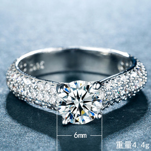 Anello da Donna con Micro Zirconi Incastonati, Elegante Gioiello per Uso Quotidiano e Feste - Product Image 5