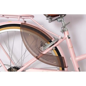 Vélo Urbain Léger 24/26 Pouces pour Adultes Femmes avec 6 Vitesses Fourche en Acier Vélo <span class=keywords><strong>de</strong></span> <span class=keywords><strong>Ville</strong></span> - Product Image 2