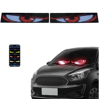 Panel de matriz LED Devil's Eye, pegatinas programables para coche para coches y señalización comercial, producto de pantallas digitales