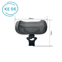 Kursi Kantor Ergonomis KEDE Bulk Supply dengan Sandaran Kepala yang Dapat Disesuaikan, Penyangga Leher Berbahan Mesh yang Bernapas untuk Kursi Eksekutif