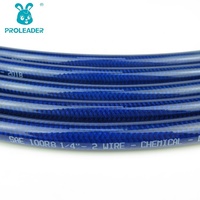 Tuyau thermoplastique SAE 100 R8 haute pression résistant à l'huile, non conducteur, pour carburant, en résine nylon avec raccords d'extrémité