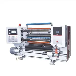 SLFQ-1100C high speed PLC control clear tape slitter rewinder machine