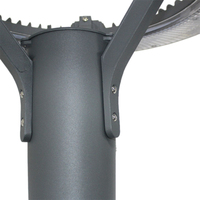 Lampes de jardin LED en aluminium Highlux, IP65, étanches, lampes de poteau LED pour aménagement paysager, pour parcs et routes extérieurs