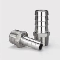 (OEM ODM) Vente en gros d'usine Raccord de tuyau à filetage mâle en acier inoxydable 304, raccord de tuyau haute pression BSPT