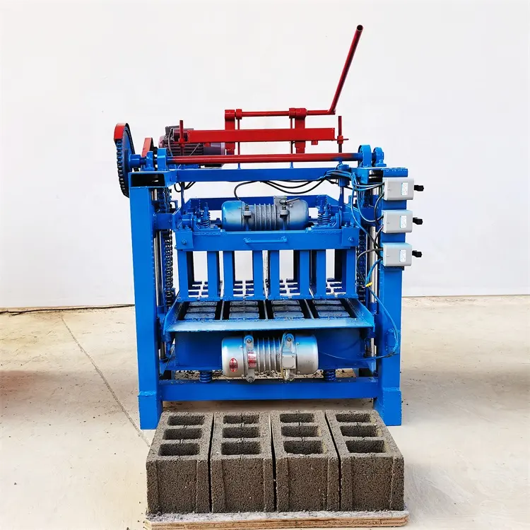 Semi-Automatische Blokken En Bakstenen Maken Machines Cement Blok Maken Machines Prijs Holle Blok Maken Machine Cement