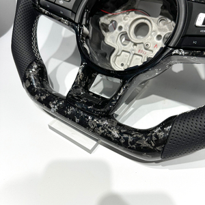 Volant en fibre de carbone forgé argenté avec écran LED pour Volkswagen MK7 <span class=keywords><strong>Golf</strong></span> 7 MK6 MK8 GTI <span class=keywords><strong>GTR</strong></span>, mise à niveau personnalisée, nouveau - Product Image 3