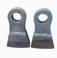 Marteau de concasseur PC-1216 à trempage profond : Marteaux de concasseur en acier à haute teneur en manganèse de 70 kg pour le contrôle de l'abrasion