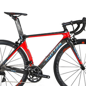 Twitter ชุดล้อคาร์บอนไฟเบอร์สำหรับผู้ชาย,คู่แข่งจักรยานเสือหมอบ22สปีดพร้อมล้อคาร์บอน700c - Product Image 2