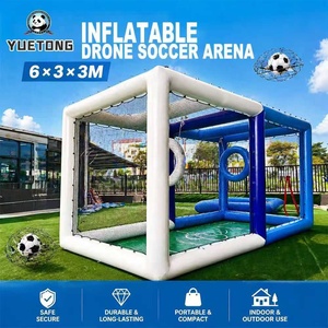 Arena Gonfiabile Portatile per Droni, <span class=keywords><strong>Campo</strong></span> da Calcio Commerciale <span class=keywords><strong>in</strong></span> PVC per Sport all'Aperto, Tenda Resistente e Facile da Montare - Product Image 3