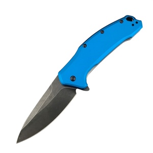Couteau de camping, de chasse et de randonnée Ker shaw Link 1776, acier inoxydable 420, manche en alliage d'aluminium pliable, DIY 58HRC OEM - Product Image 1