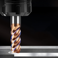 Outil de coupe de CNC en carbure monobloc pour mèches de routeur de fraise en métal haute résistance à l'usure U6065 fraise en bout pour l'usinage de précision