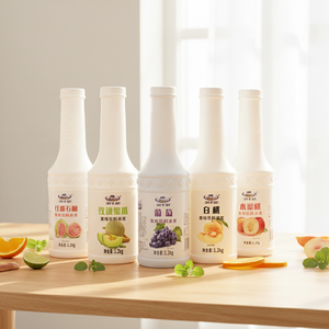 Factory Supply Liquid Fruit Juice Drink and Beverage Concentrate Thick Pulp Syrup with Sugar Lemon Flavor <strong>Bubble</strong> <strong>Tea</strong> <strong>Ingredients</strong> - Product Image 1