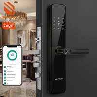 Cerradura Inteligente para Puerta con Control por Aplicación Wifi Tuya, Huella Digital, Pantalla Táctil Electrónica, Teclado de Código, del Mejor Fabricante, para el Hogar