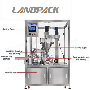 Herbal <span class=keywords><strong>Black</strong></span> Tea Cocoa Milk Matcha Ground Coffee Powder Liquid Cup Pod Máquina de llenado - Product Image 4