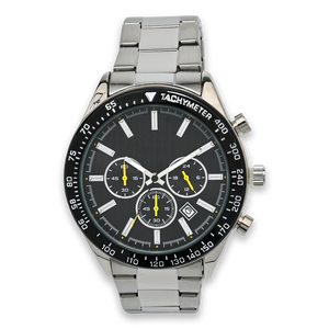 Đồng hồ nam mạ vàng tự động, chronograph, mặt số quartz, thiết kế logo tùy chỉnh - Product Image 2