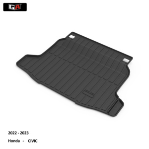 Tappetini per bagagliaio auto perfetti per <span class=keywords><strong>Honda</strong></span> <span class=keywords><strong>CIVIC</strong></span> 2022-2023 TPE 3D eco-friendly <span class=keywords><strong>interni</strong></span> auto antiscivolo - Product Image 2