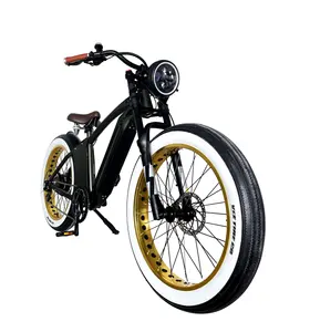 Vantage cruiser style e bicycle 26inch electric mountain bike full suspension electric city bike CE qualified