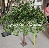 Arbre artificiel en fibre de verre de 1,5 m de haut, fleurs de cerisier vertes, pour décoration de table, thème Forêt Enchantée, pour remise de diplôme, mariage, Noël, Pâques
