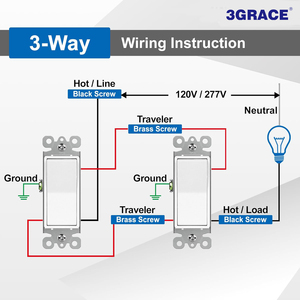 Ul được liệt kê 3 cách tường chuyển đổi ánh sáng 15A Thiết bị chuyển mạch điện đối với trang chủ điện tường chuyển đổi ổ cắm - Product Image 6