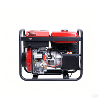 Générateur diesel portable à châssis ouvert Durabler, 220V monophasé, refroidi par air, groupe électrogène d'urgence pour usage domestique, construction et agriculture