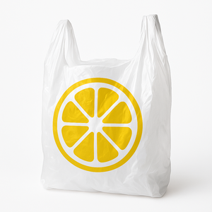 Hot Sale Custom Printed Plastic Carry Bags with Soft Loop Handle for Supermarket and Exhibition Use
