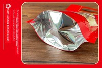 Sac refermable imprimé avec poignée, pochette d'emballage plastique festive refermable, sac d'emballage personnalisé pour cadeaux et snacks