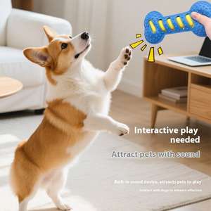 Meilleure vente : Jouet interactif sonore pour chien, respectueux <span class=keywords><strong>de</strong></span> l'environnement, idéal pour la mastication et le nettoyage des dents, produit d'entraînement - Product Image 5