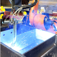 Sistema de Soldadura Robótica con Posicionamiento por Escaneo Visual para Fabricación de Vigas en H, Operación Automática y Costos de Mano de Obra Reducidos