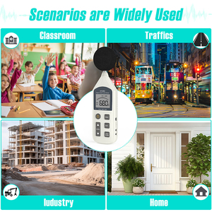 Hy1361 công nghiệp kỹ thuật số USB âm thanh trộn mức mét 30-130dB A/C tiếng ồn Tester với màn hình LCD lớn hiển thị nhanh/chậm <span class=keywords><strong>Class</strong></span> 1 - Product Image 3