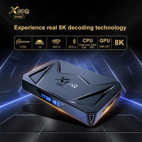Boîtier TV Android 14.0 X96Q PRO+ avec décodage 8K UHD, Allwinner H728 Octa Core A55, 4 Go + 64 Go, WIFI6, BT5.0+, LAN 1000M, Décodeur TV
