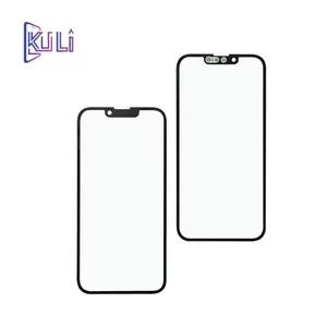 Digitalizador de tela de toque do celular KULI OEM para substituir a lente de vidro Oca externa para o iPhone série 14