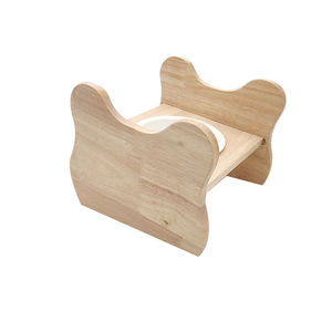 Bol pour animaux de compagnie en céramique écologique, durable et sûr, de haute qualité, avec support en bois, design Art Déco, pour usage intérieur, vente chaude - Product Image 6
