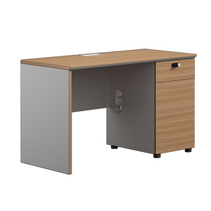 Executive Office <strong>Desk</strong> <strong>Unit</strong> with Bookshelf and File Cabinet Modern Wooden Adjustable Height Wall Mount <strong>Desk</strong> for Managers - Product Image 2