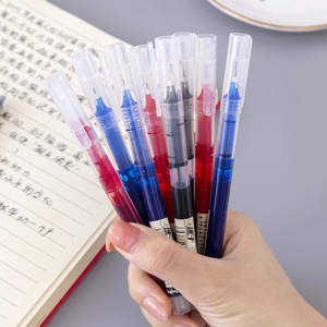 Stylos gel 0,5 mm pointe fine encre noire pour étudiants et bureau, emballage standard HC 5DS - Product Image 3
