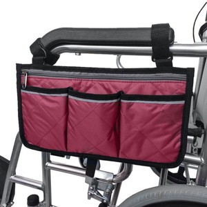 Sac de rangement multifonctionnel réfléchissant pour aide à la marche, accoudoir de fauteuil roulant, sacoche latérale suspendue pour selle, sac à dos, diverses couleurs - Product Image 5