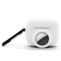 Housse de protection pour écouteurs 2 en 1 anti-rayures, toucher doux, pour Airpods Pro3 avec Airtag