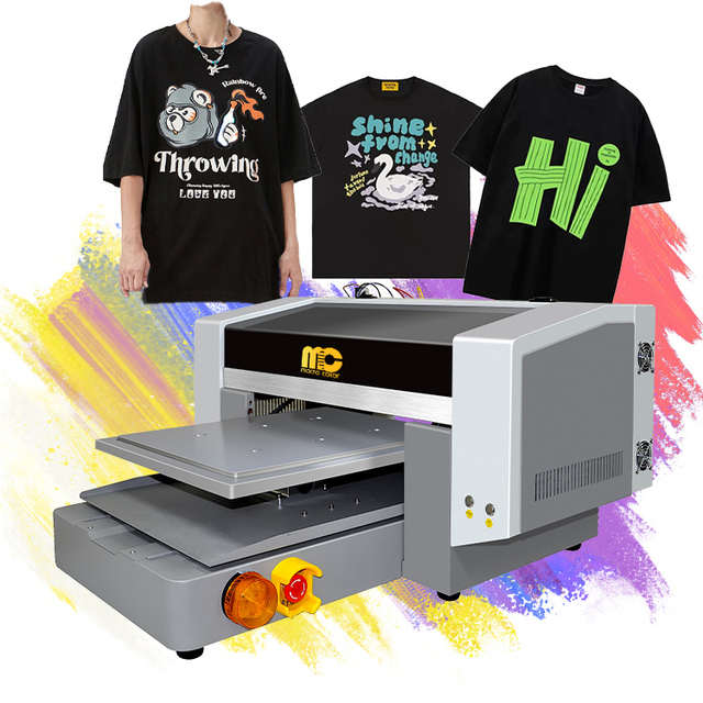 Direct to Garment Printer on Cloth Digital Printer Automatic Flatbed A3 DTG Printer T-Shirt Printing Machine