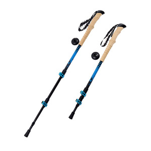 Canne d'alpinisme pliable en aluminium pour la randonnée, bâtons de marche nordique multifonctionnels ultralégers pour le trekking - Product Image 5