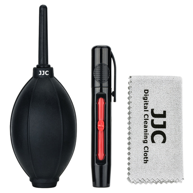 JJC CL-3(D) 3-in-1 Camera Cleaning Kit Include Air-Blower, Lens Cleaning Pen, Microfiber Cleaning Cloth