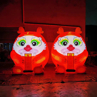 Kinqee Nouvel An Dragon Mascotte Gonflable Art Installation Long Gonflable Géant Ballon Gonflable Dragon