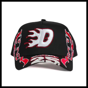 Gorra de béisbol de 5 paneles estilo hip hop urbano al por mayor, 31 gorras con bordado 3D de Sad Boys, de gamuza y algodón con patrón. - Product Image 3