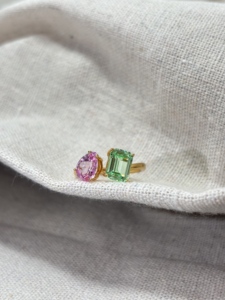 แหวนพลอยเพาะเลี้ยงเงินแท้ S925 จาก UM Jewelry สำหรับสวมใส่ทุกวัน งานแต่งงาน งานหมั้น และเป็นของขวัญในงานฉลองครบรอบ - Product Image 5