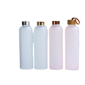 Tazza per Infusione <span class=keywords><strong>a</strong></span> Freddo in Vetro Borosilicato ad Alta Resistenza Termica <span class=keywords><strong>da</strong></span> 350ML 550ML con Design che Cambia Colore e Coperchio in Bambù Ecologico - Product Image 6