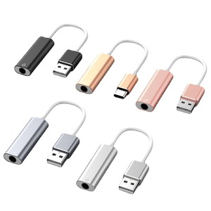 Adaptateur audio USB vers 3,5 mm, <span class=keywords><strong>carte</strong></span> <span class=keywords><strong>son</strong></span> externe, USB A vers prise casque, plug and play pour <span class=keywords><strong>PC</strong></span> portable - Product Image 5